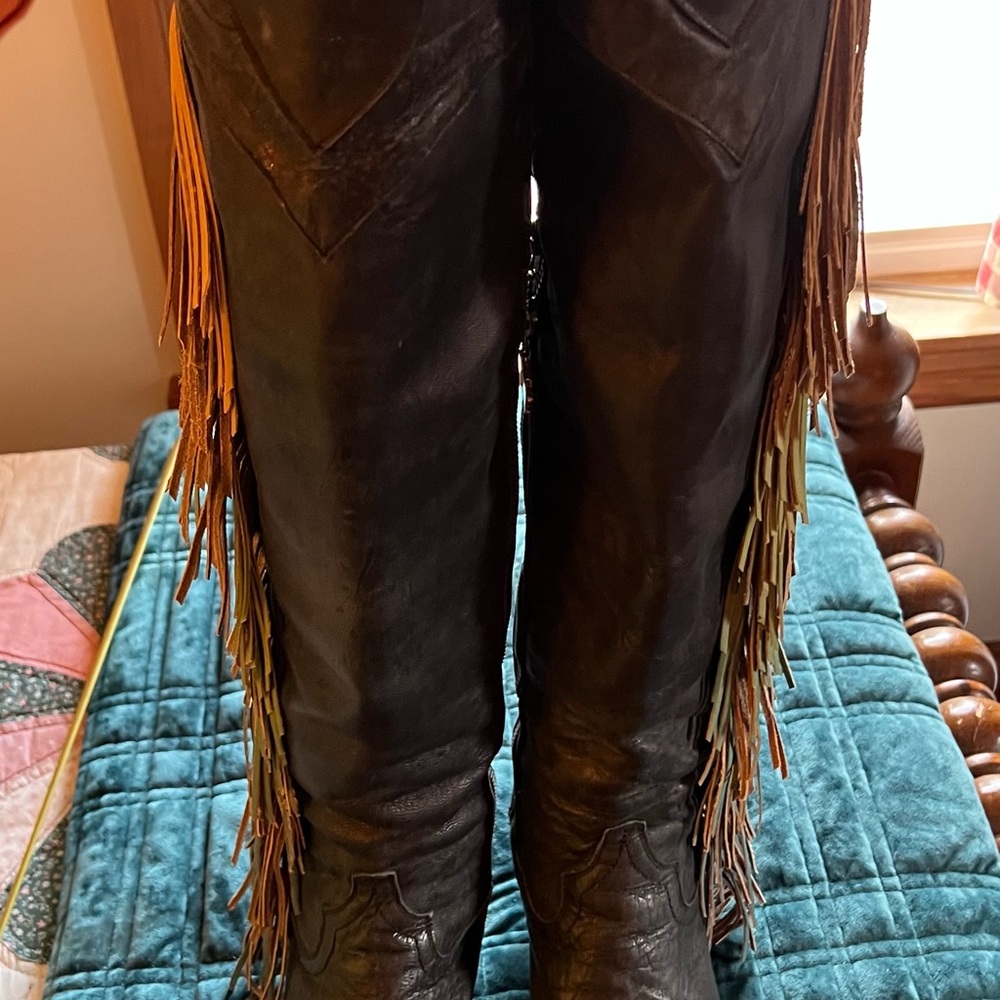 Junk Gypsy/Lane fringe boots.